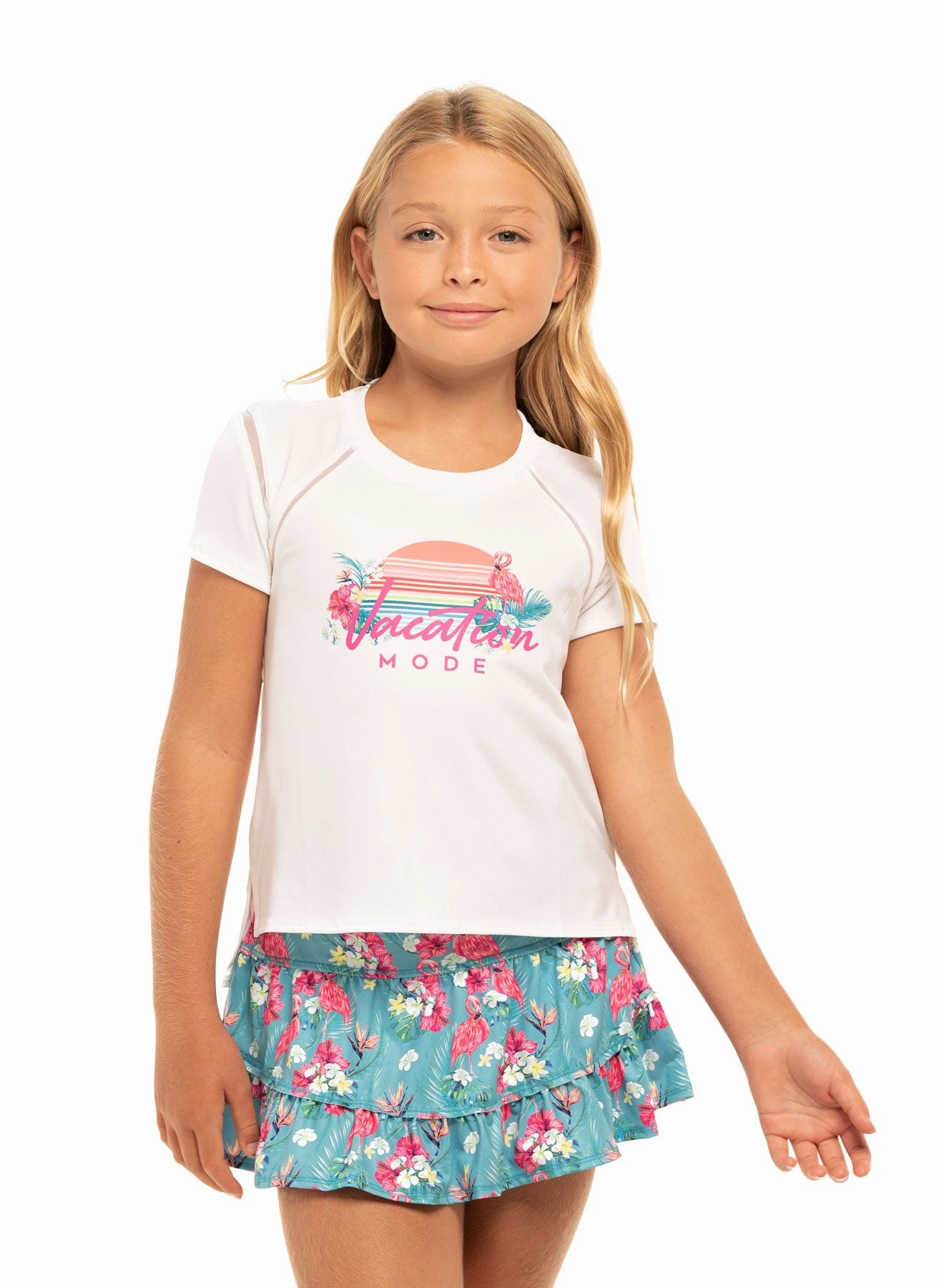 TemperatureRegulatingLining NoSlip Grip On Vacay Short Sleeve