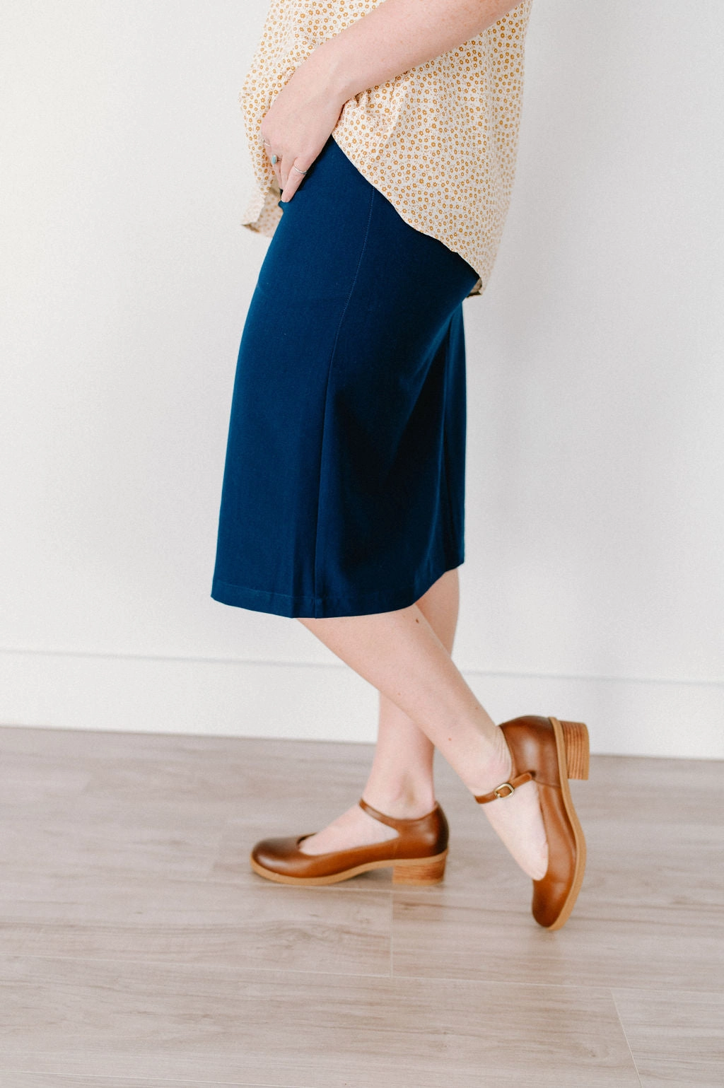 Classic Mood Day Wear Jasmine Skirt Navy