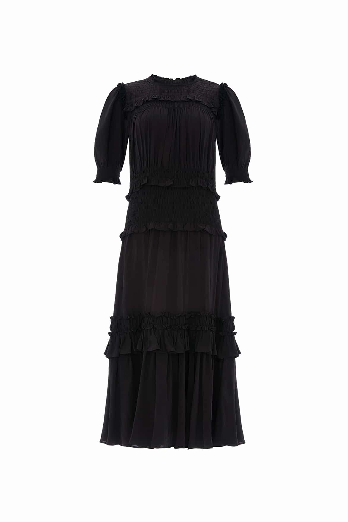 Emilia Crepe Ballerina Dress Wedding Style