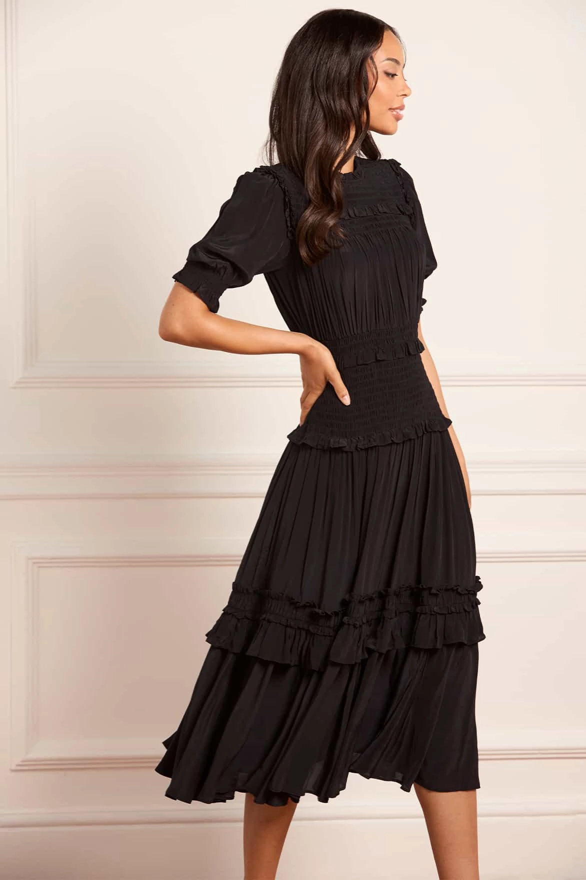 Abrasion-resistant Soft cotton dress Emilia Crepe Ballerina Dress