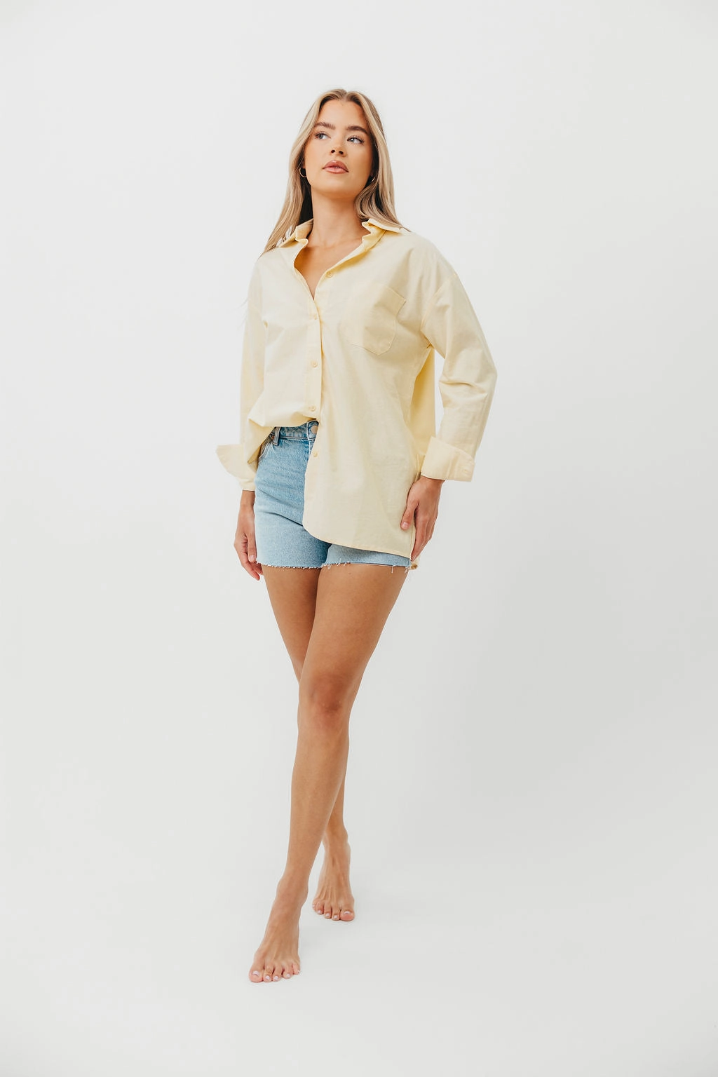 Layered Design Effortless Feel Original Short in Sunshine Blue *Final-Sale*
