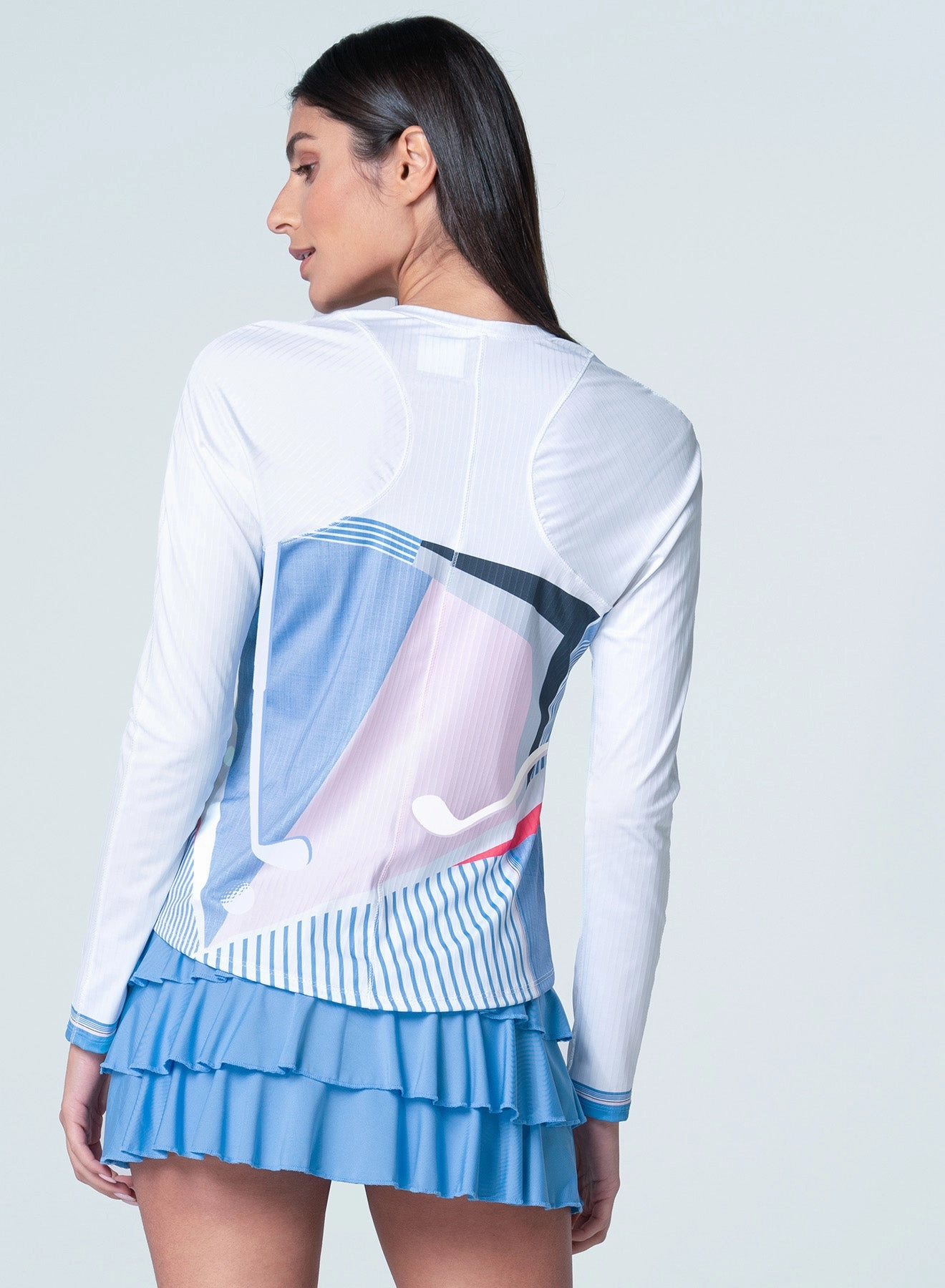 Moisture wicking Linen Slice Long Sleeve