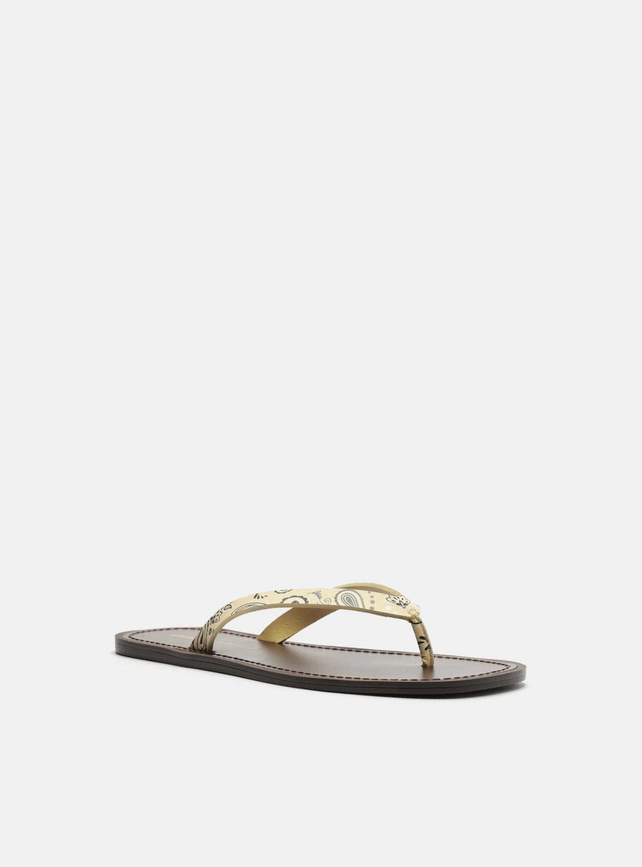 Paislee Leather Flat simple design Minimalist Footwear