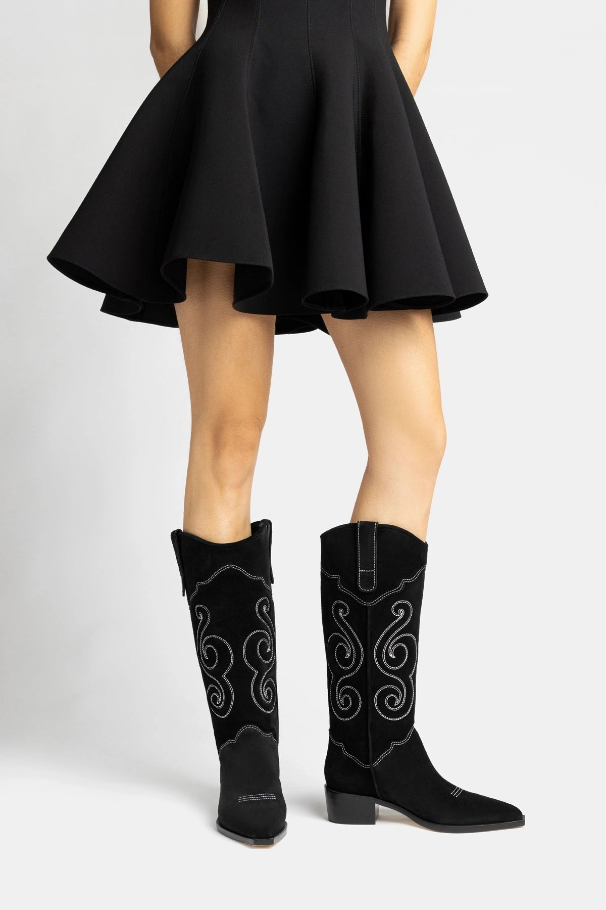 Feather Light City Adventure Paloma Boot In Black Suede