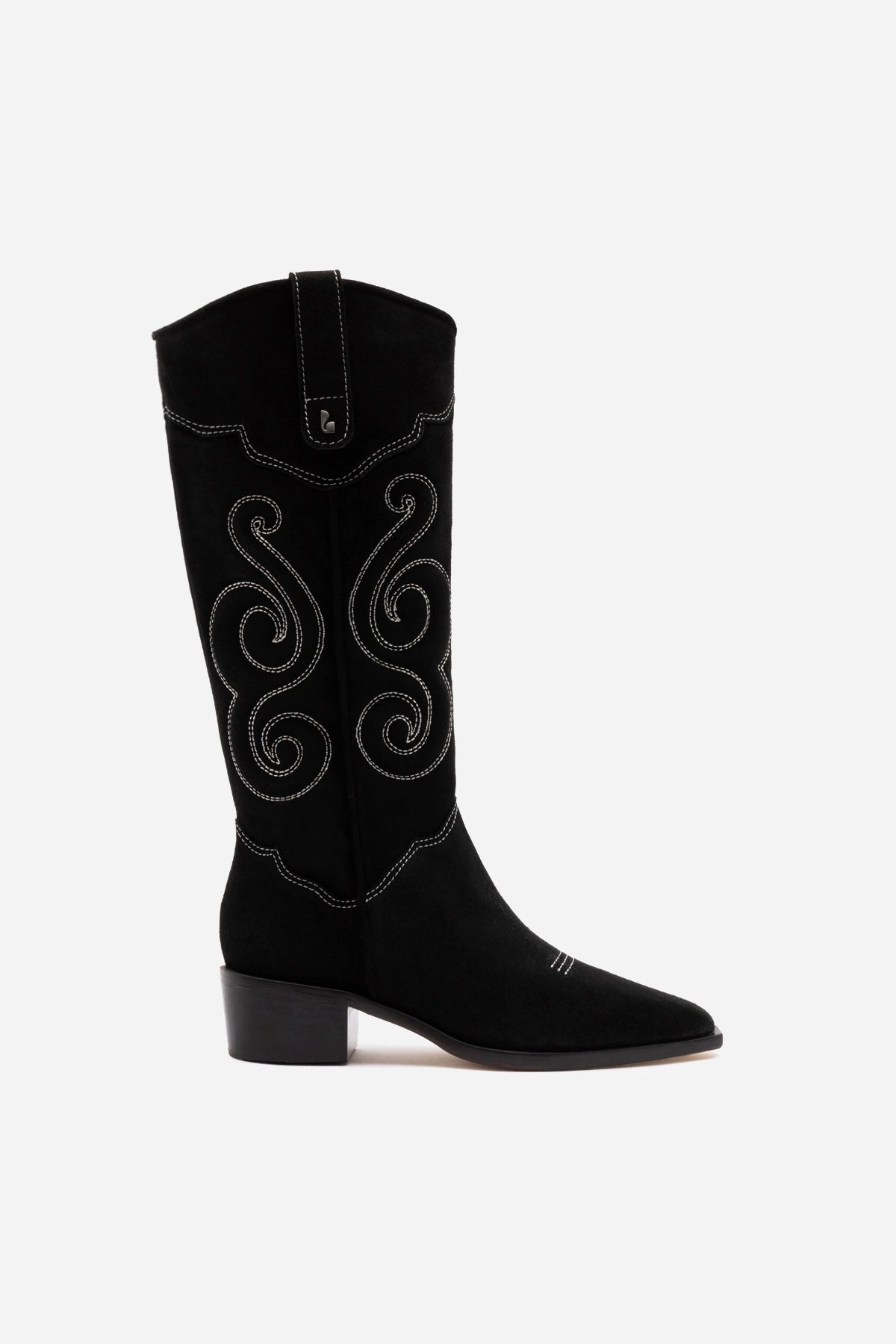 Paloma Boot In Black Suede Fight Mode