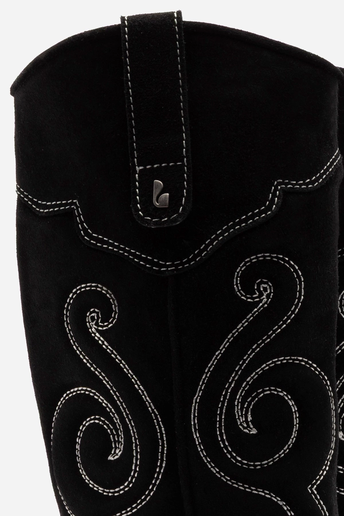 Classic Base Paloma Boot In Black Suede