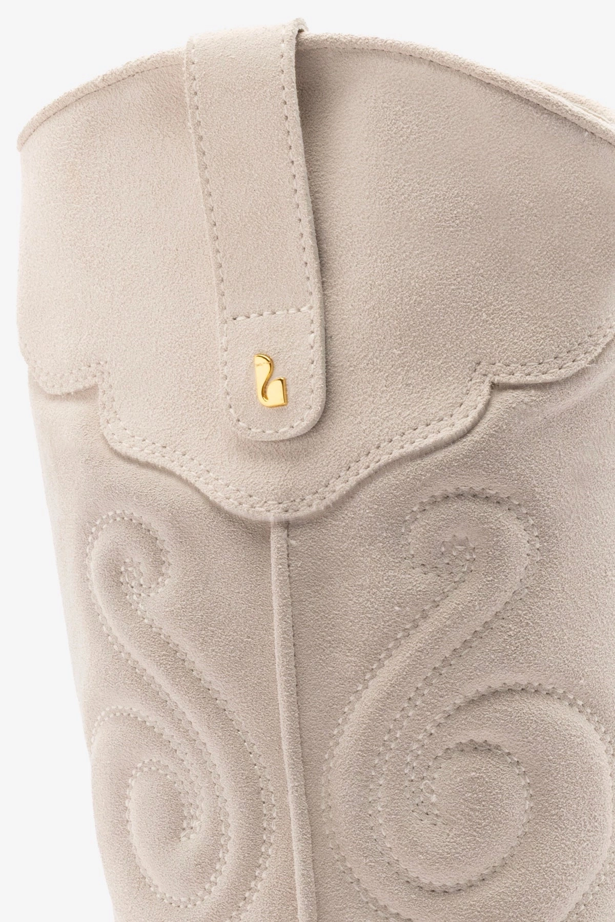 Paloma Boot In Mushroom Grey Suede Breath Fresh