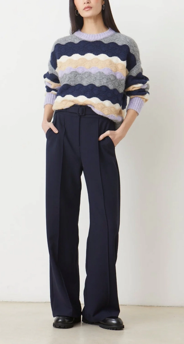 FlexibleElasticatedEdging PANAYO SWEATER