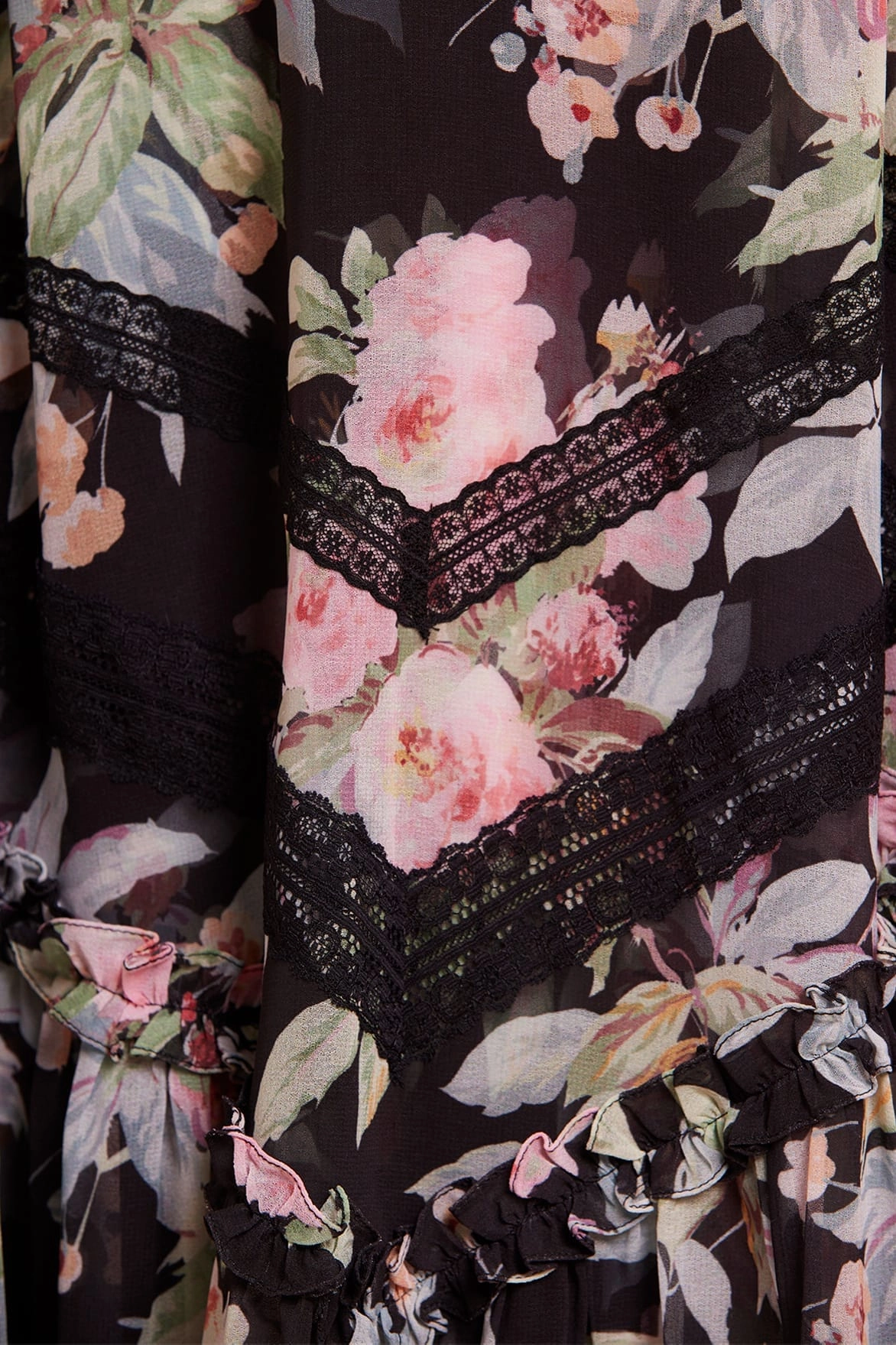 Paradise Garden Sonata Georgette Micro Mini Dress Comfortable Silhouette