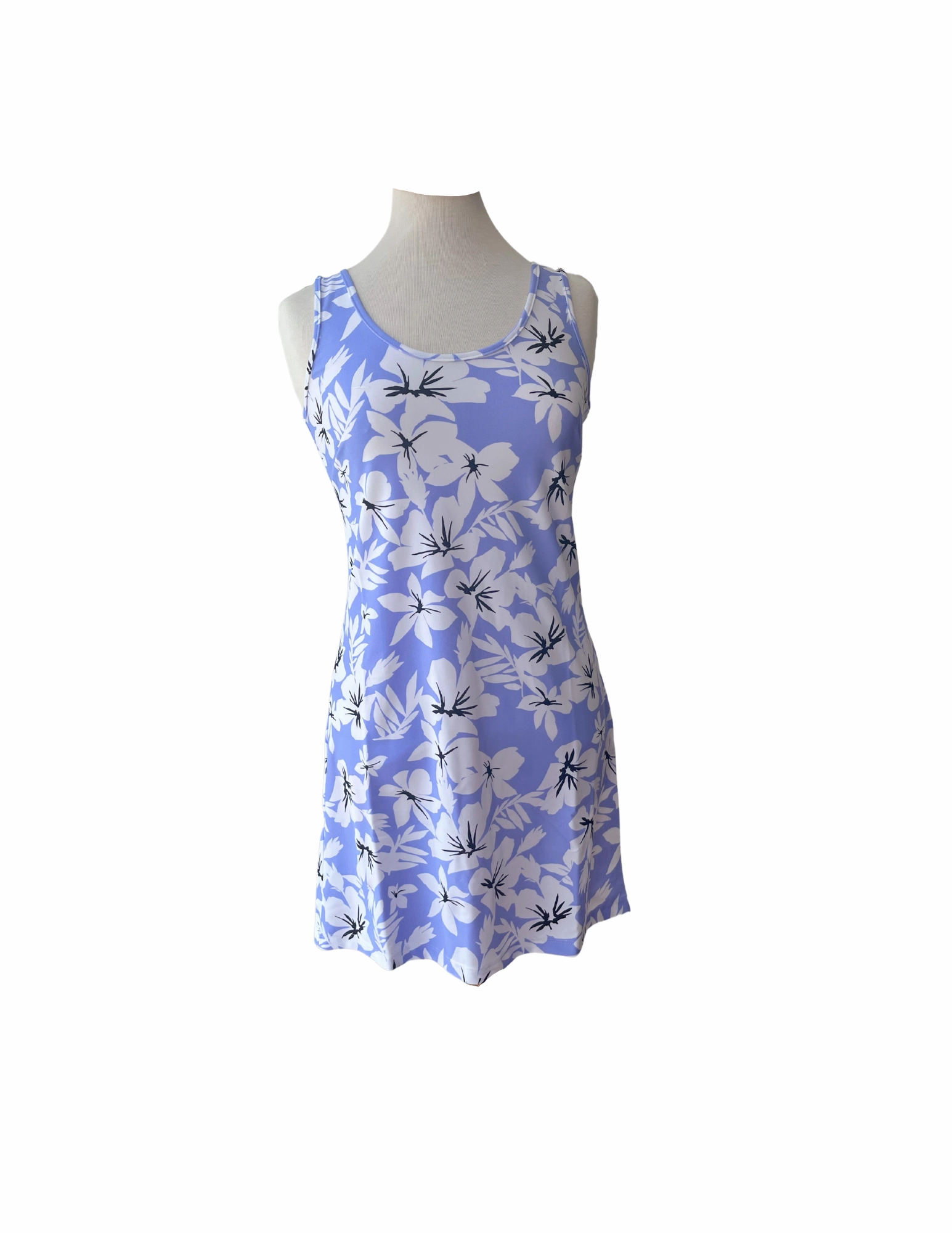 Bali Tank Dress Hibiscus Lilac Feminine Energy Night wear