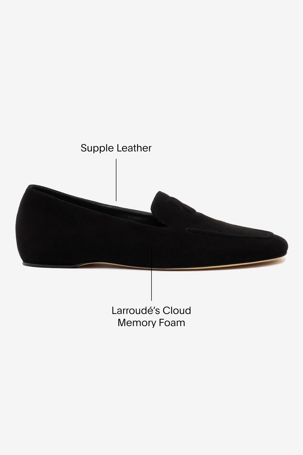 Quick Dry Fabric Technology Rock Path Penny Loafer In Black Suede