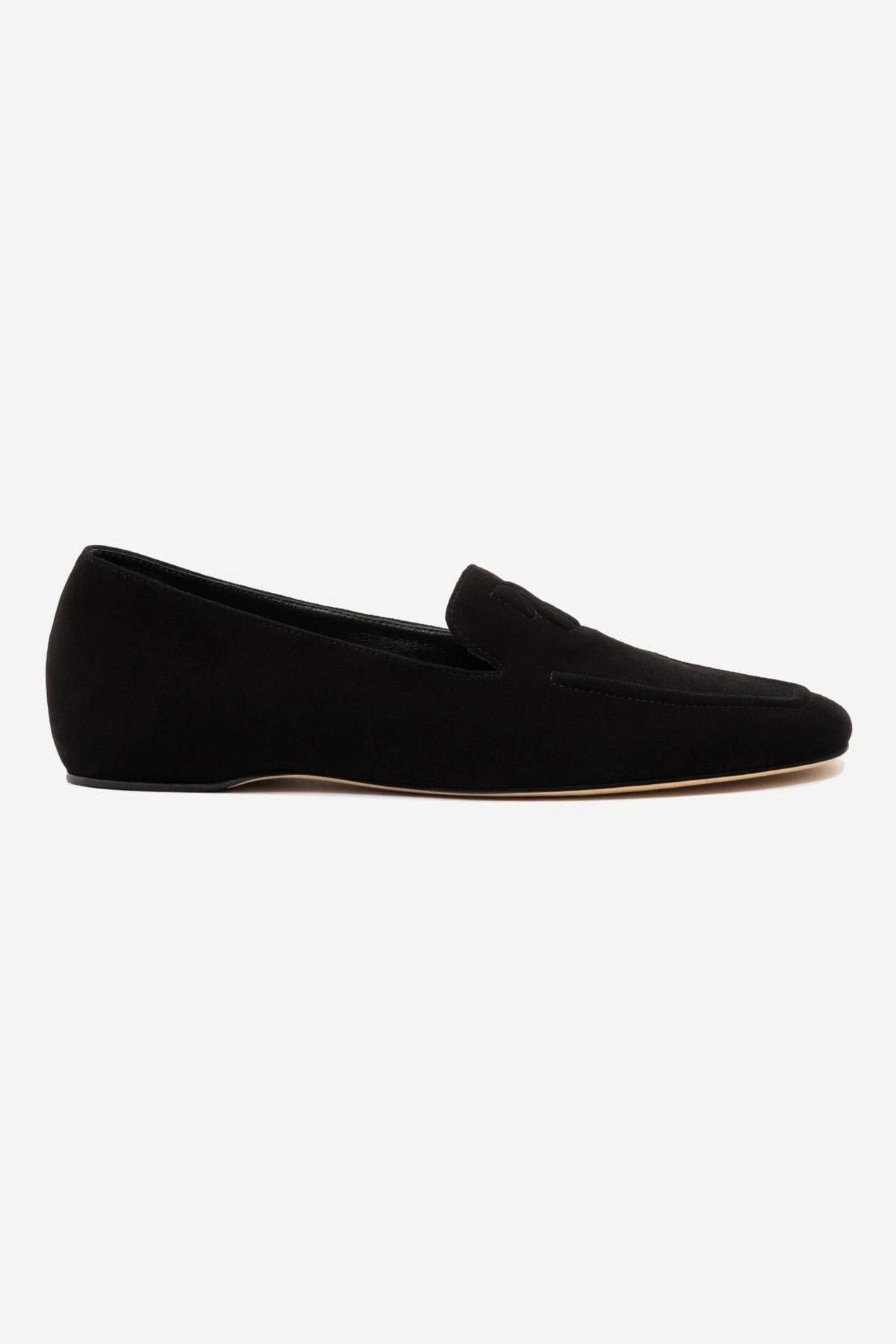 Penny Loafer In Black Suede Airflow Ventilation Arch Support Daily Walk