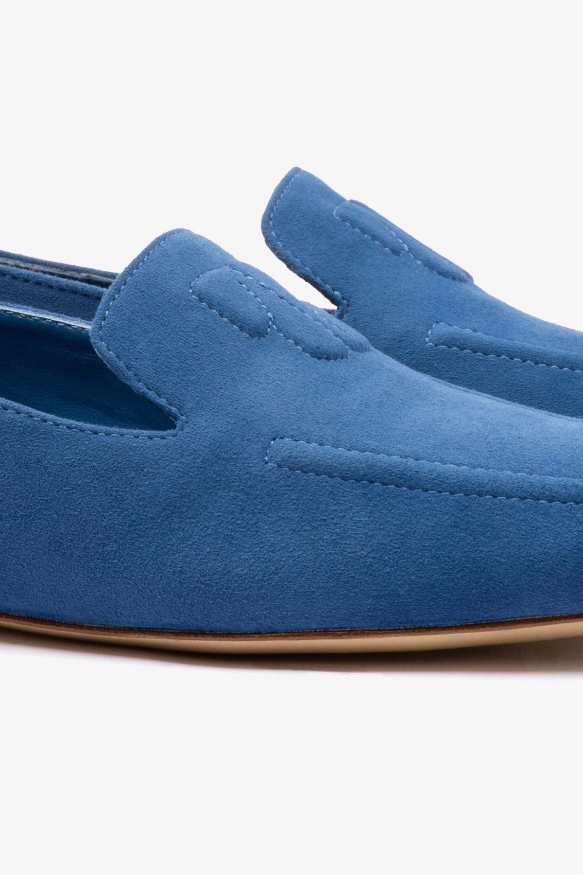 Adult Ease Fantasy Path Penny Loafer In Blue Stoned Suede