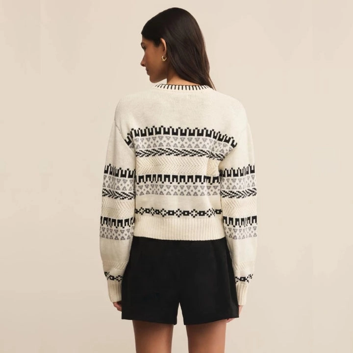 QuickRelease Fastener MultiPanel Design PERCI SWEATER