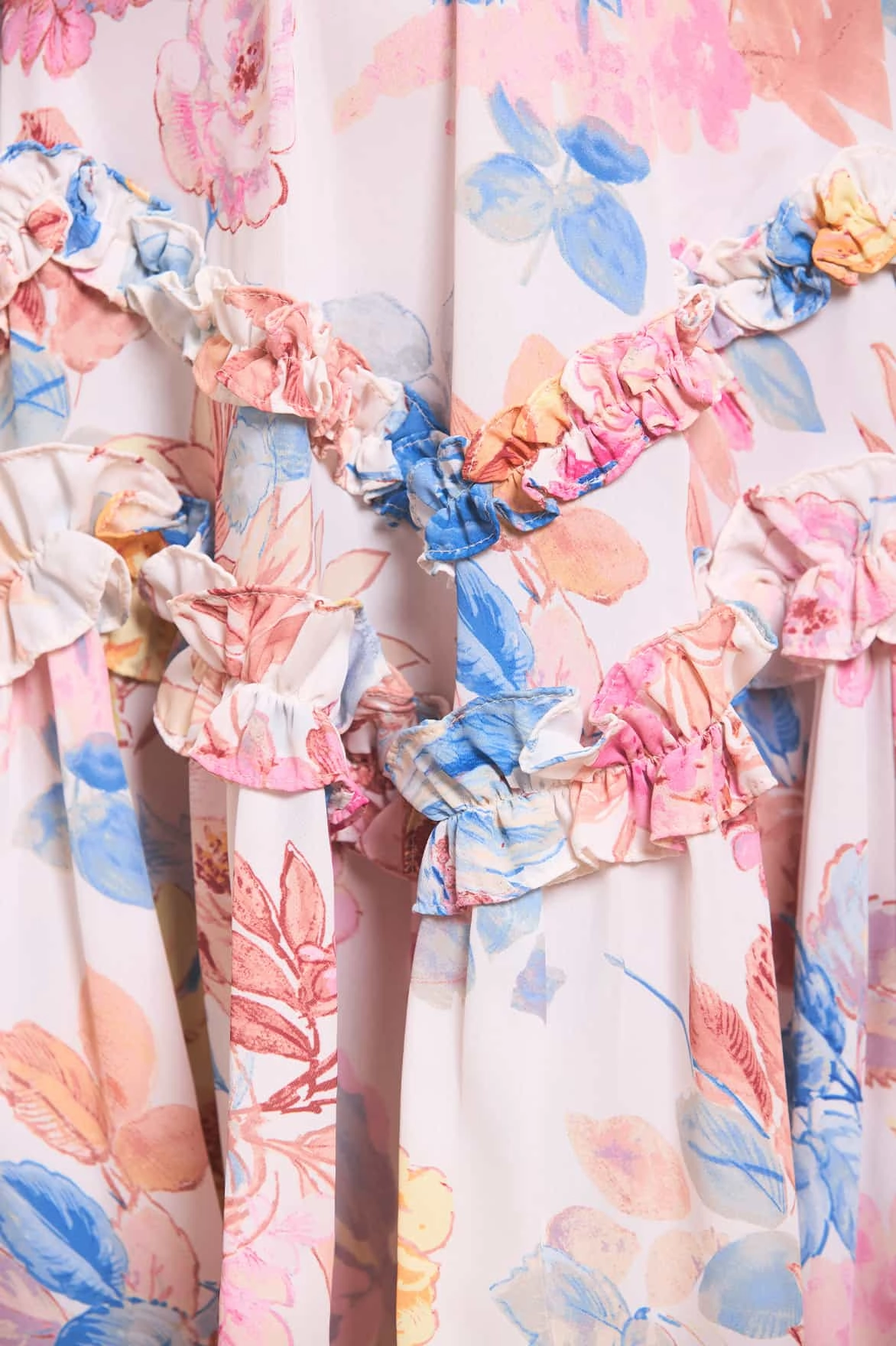 Mariannes Floral Satin V-Neck Micro Mini Dress Photo Light Weekend Favorite