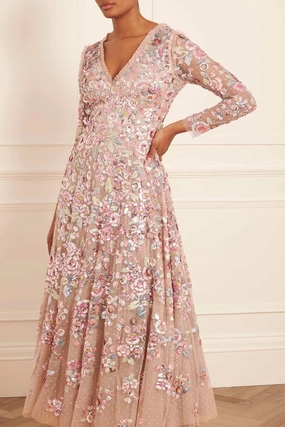 Comfort and style Sequin Paradise Long Sleeve Gown