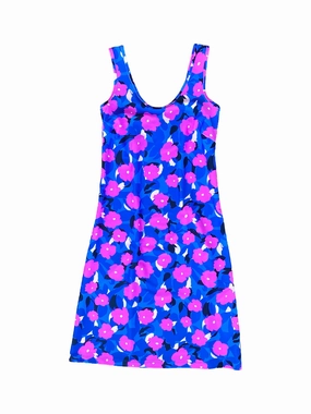 Olive Fresh Classic Movement Long Bali Tank Dress Impatiens