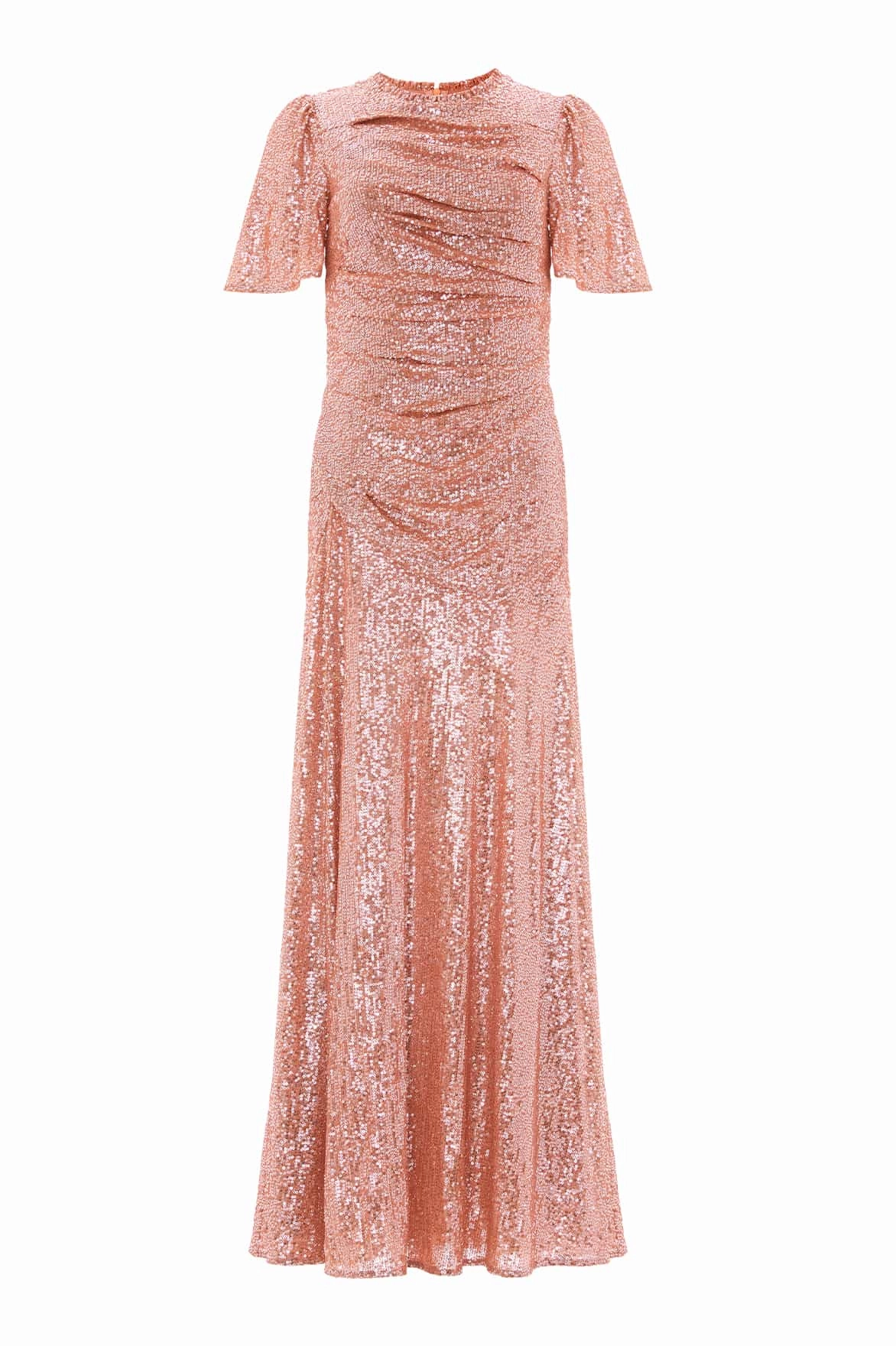 Slim-fit Effortless Fit Valentina Round Neck Gown