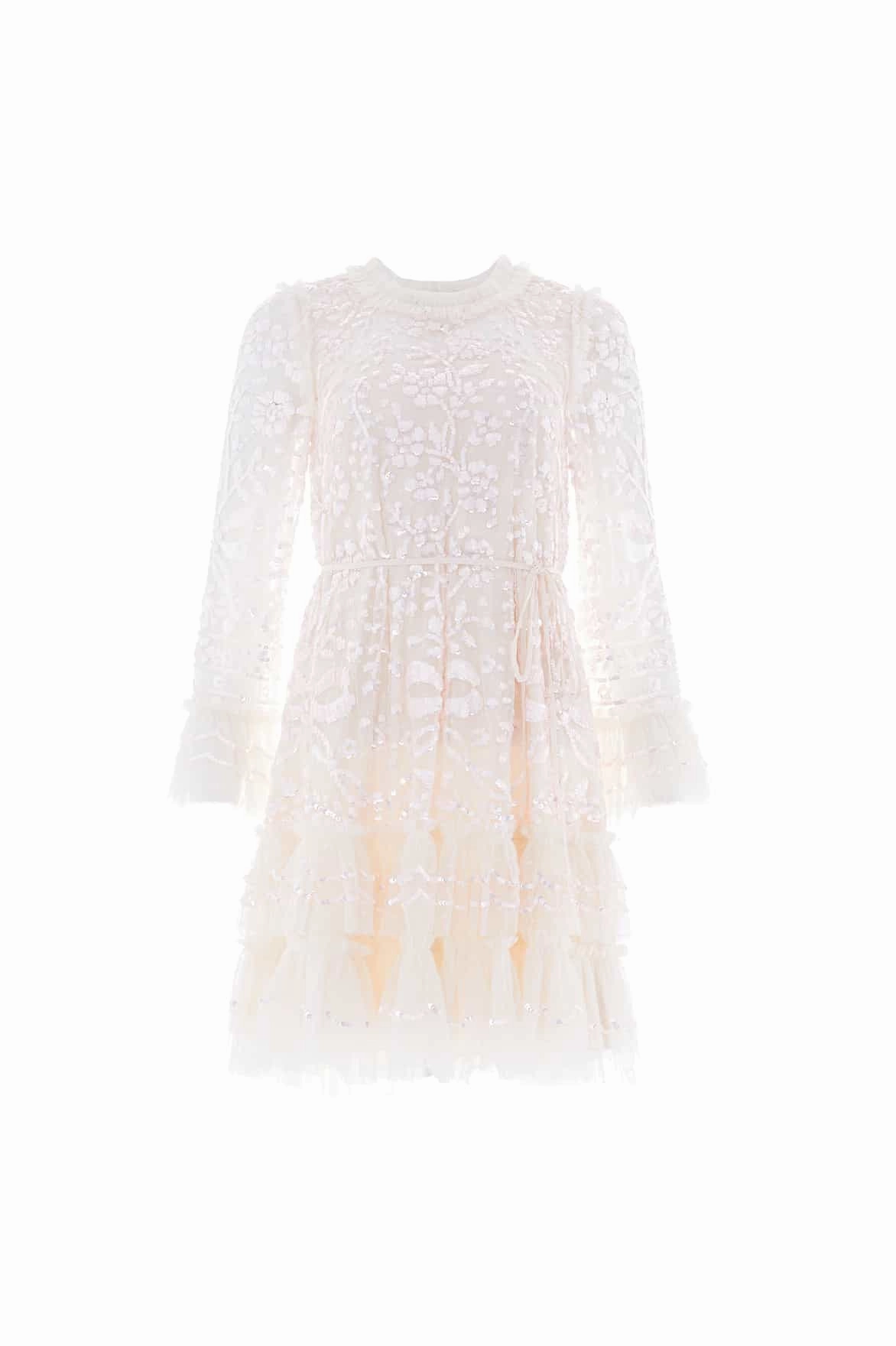 vacation look Celia Long Sleeve Mini Dress