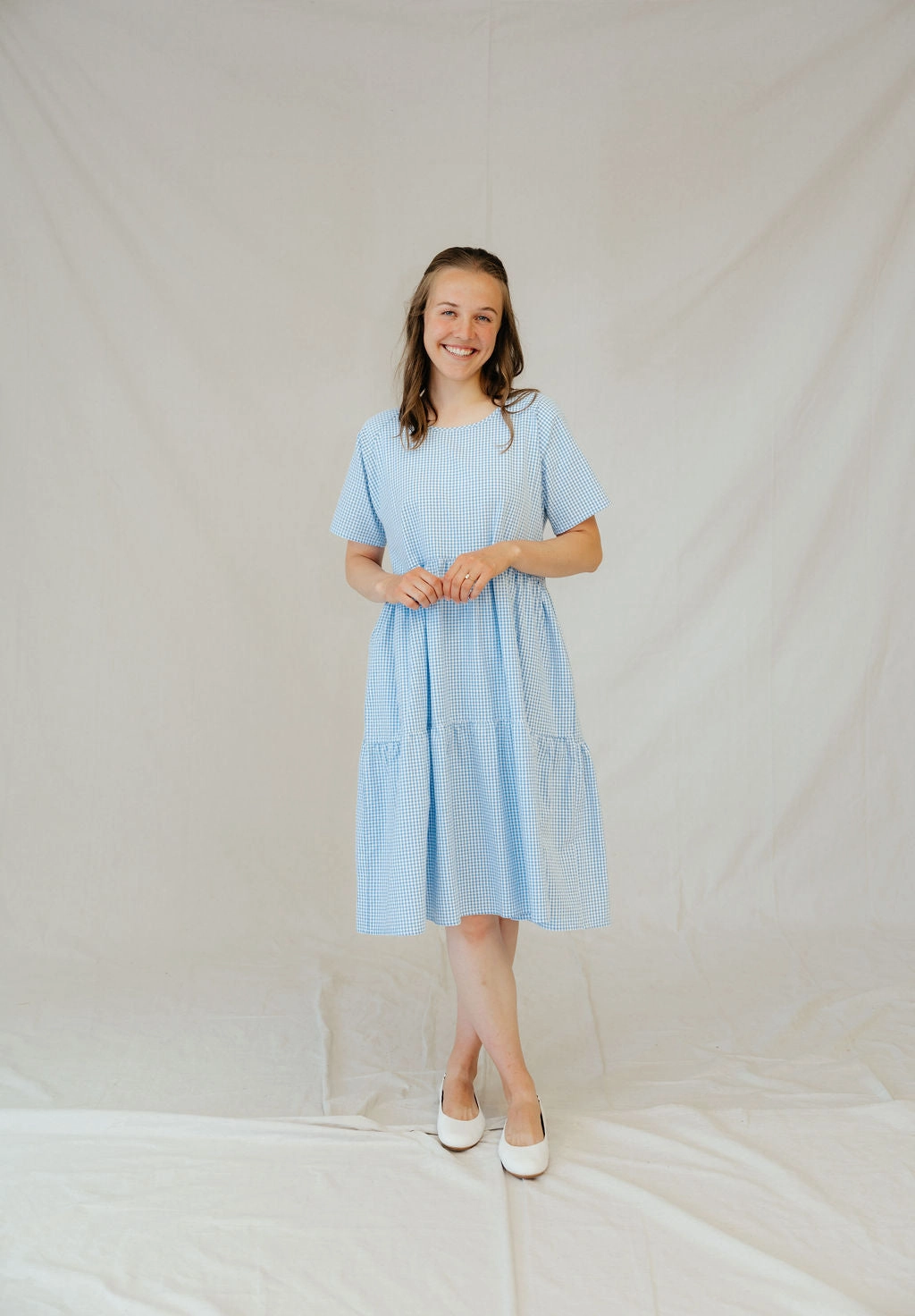 Work Option Layered-Look Summer Dress