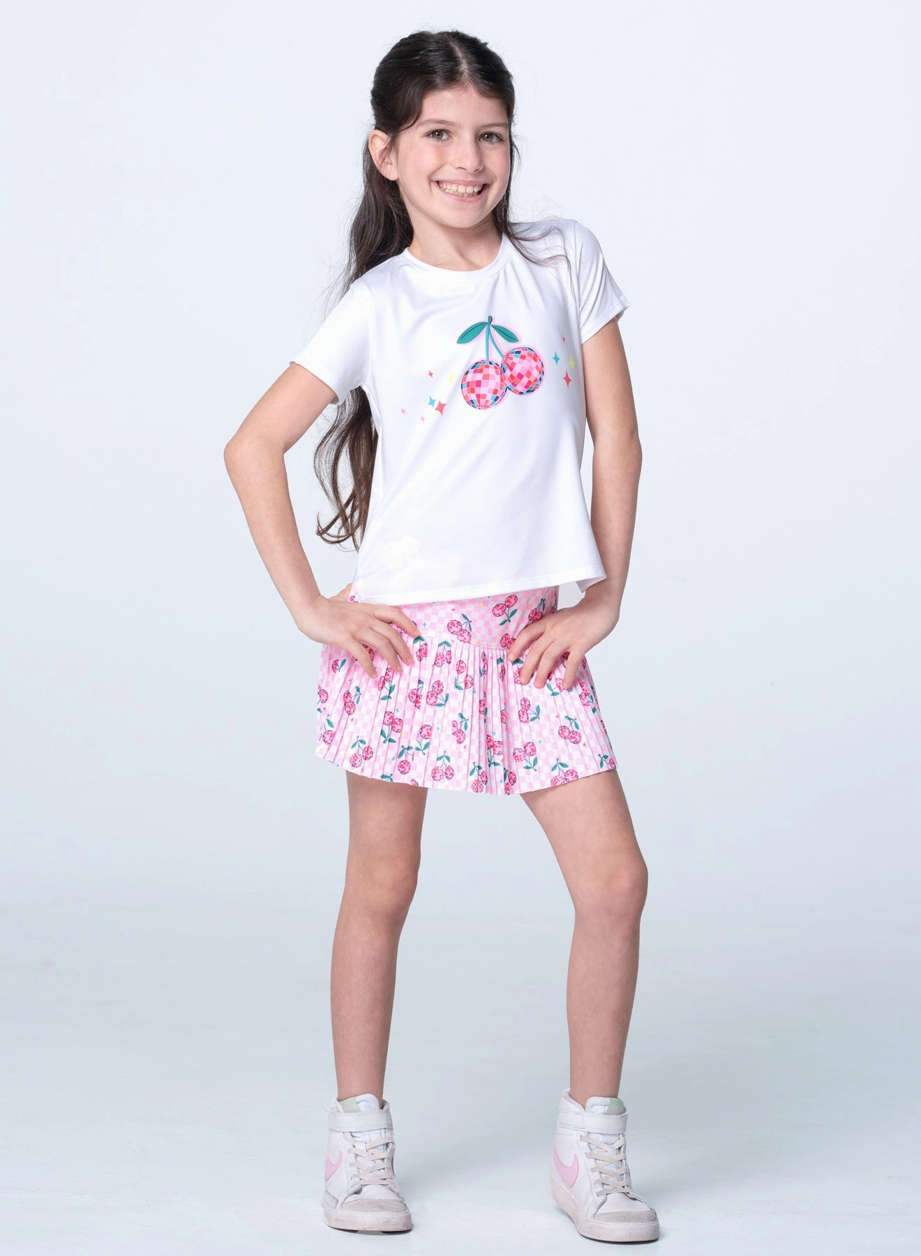 Disco Cherry Short Sleeve Breathable back panel