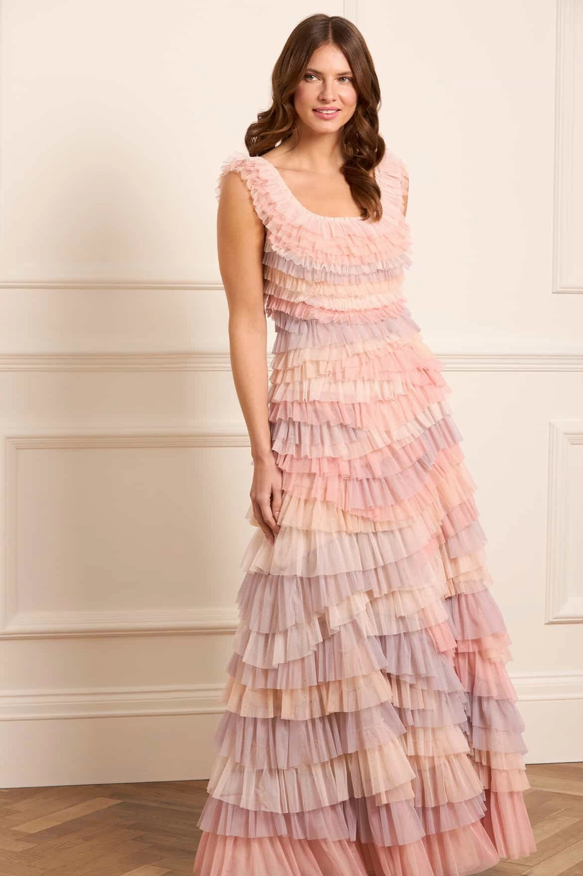 Timeless Comfort Petra Ruffle Gown