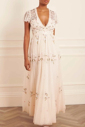 All Day Ready Pure Vibes Petunia Cap Sleeve Gown