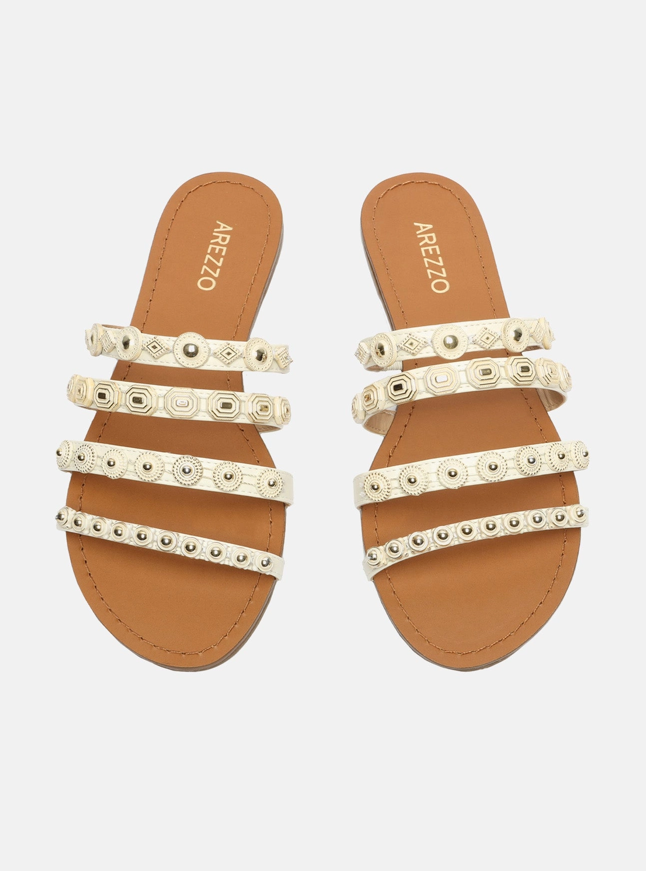 Pippa Flat Sandal Minimal Design Lace Touch