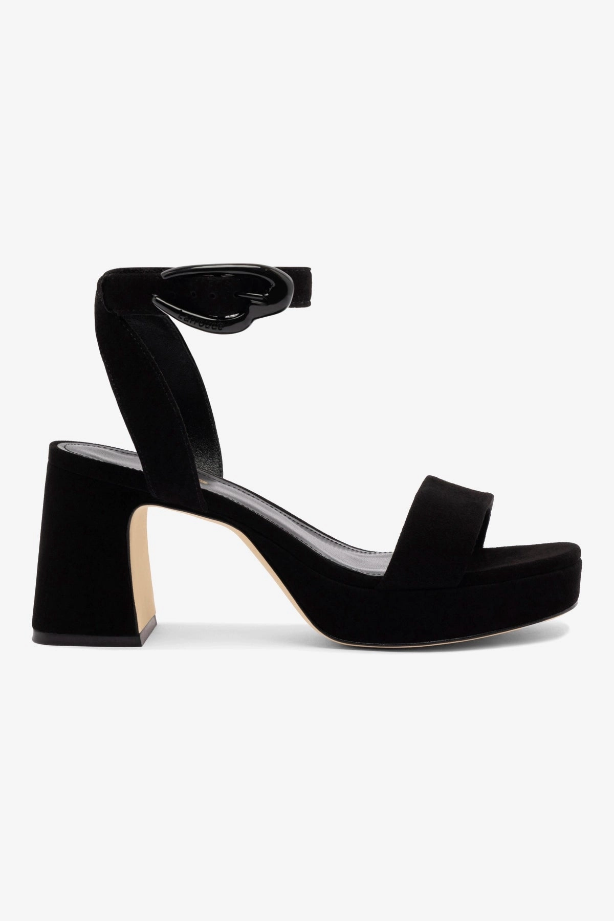 Flexibility Dolly Verona Low Sandal In Black Suede