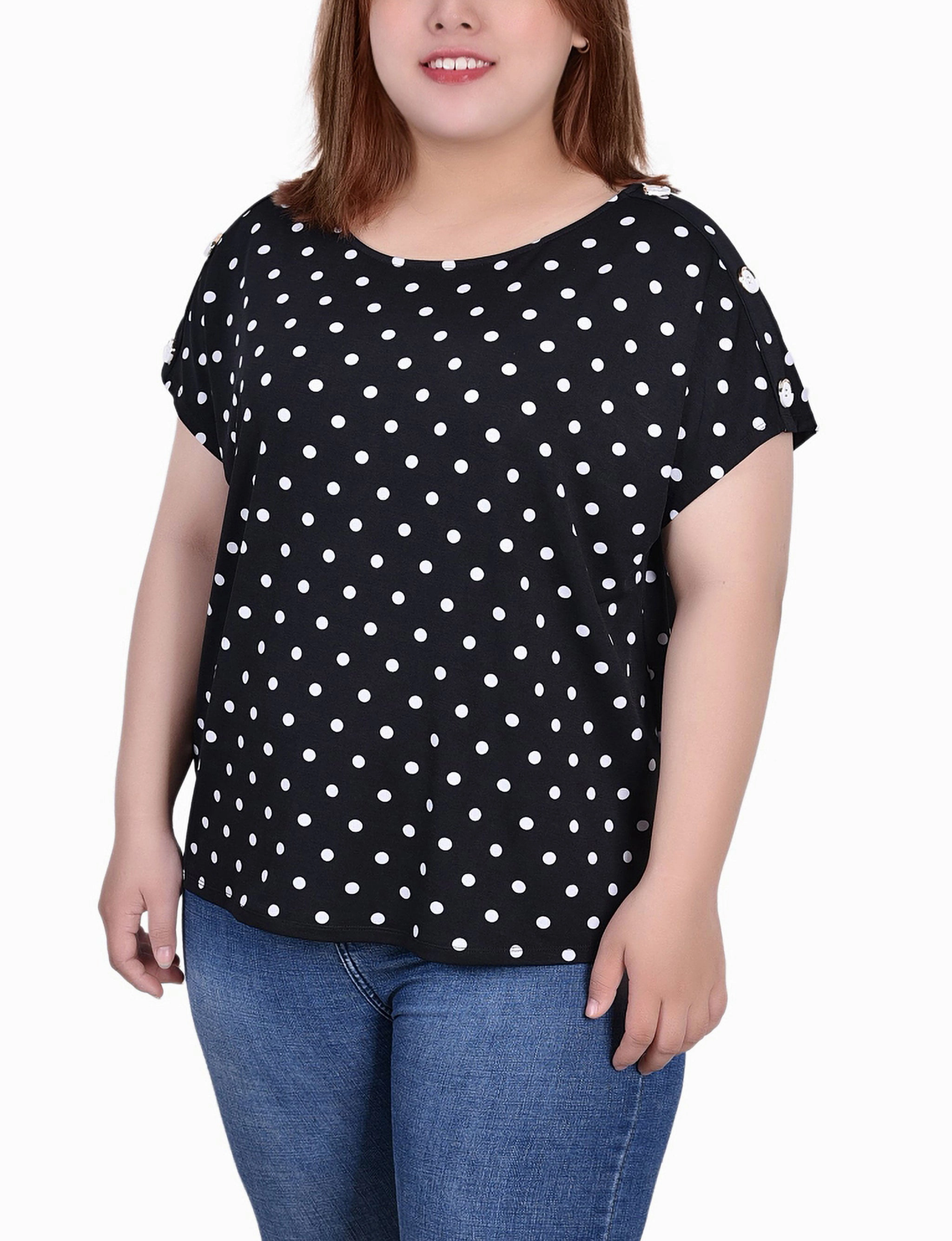 MinimalistCut Plus Size Short Extended Sleeve Top