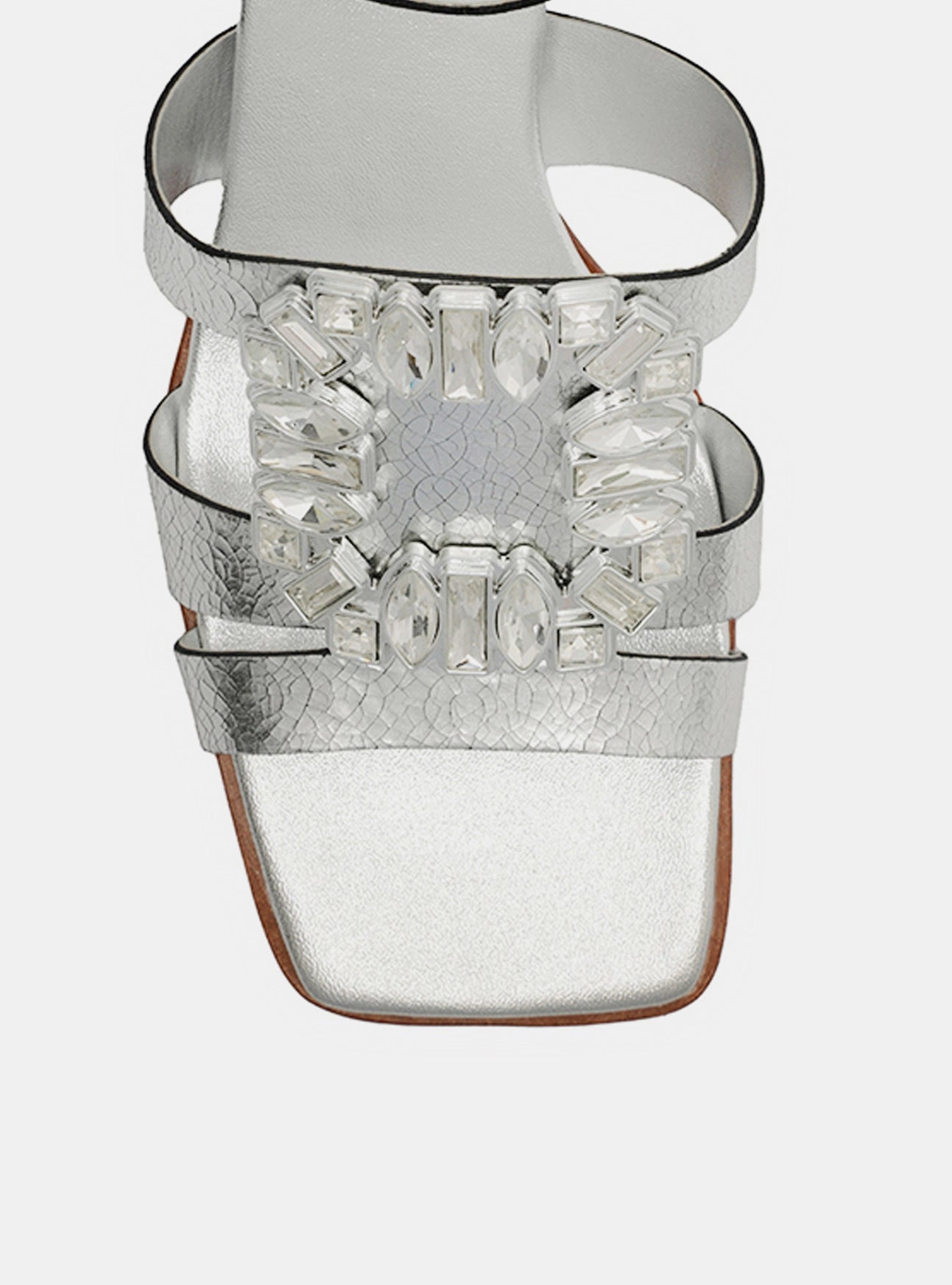 Cool Touch Sadie Leather  Block Sandal