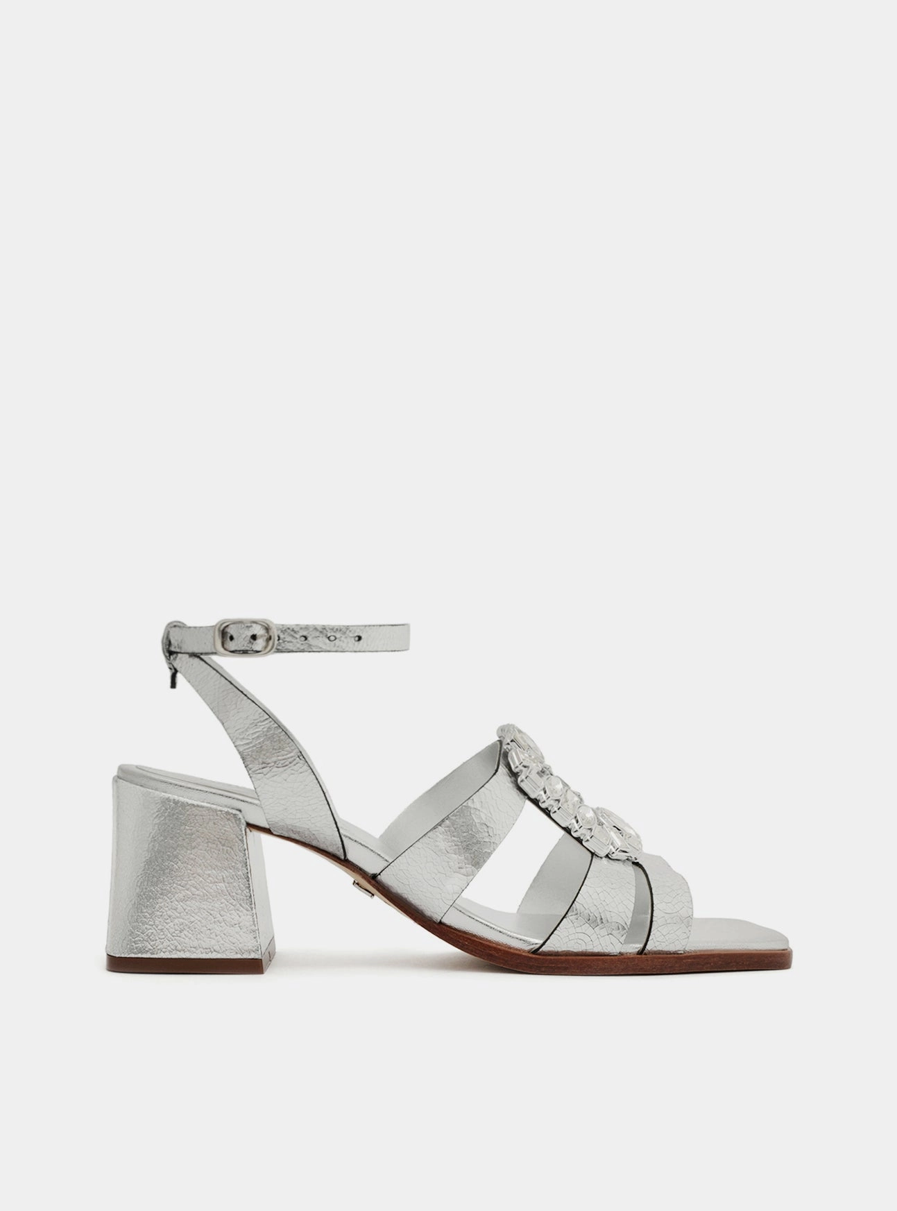 Comfortable Travel Footwear Sadie Leather  Block Sandal