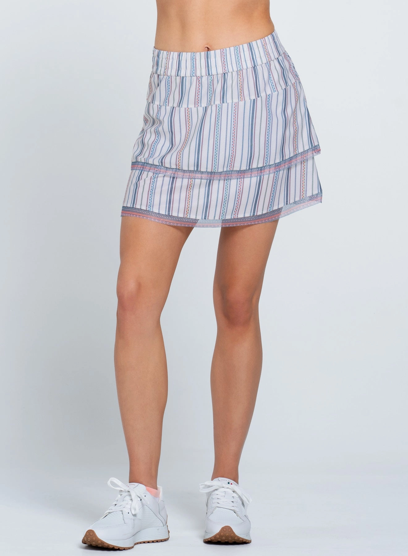 Premier Skort-short Adjustable Cuffs Compact Jacquard Weave