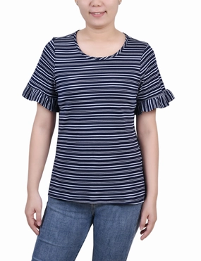 Short Bell Sleeve Top All Day Comfort FlexFoamInserts