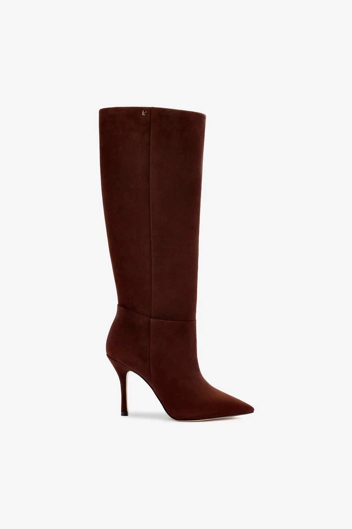 Reinforced Heel Cup Kate Boot In Brown Suede