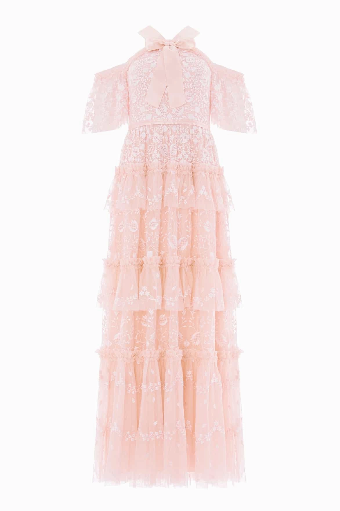 Primrose Gown Button Accent