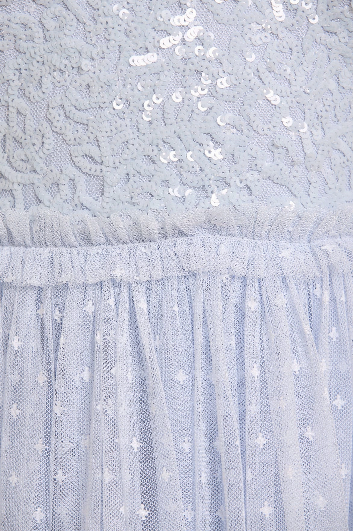 Classic Cut Floral Lace Bodice V-Neck Ankle Gown