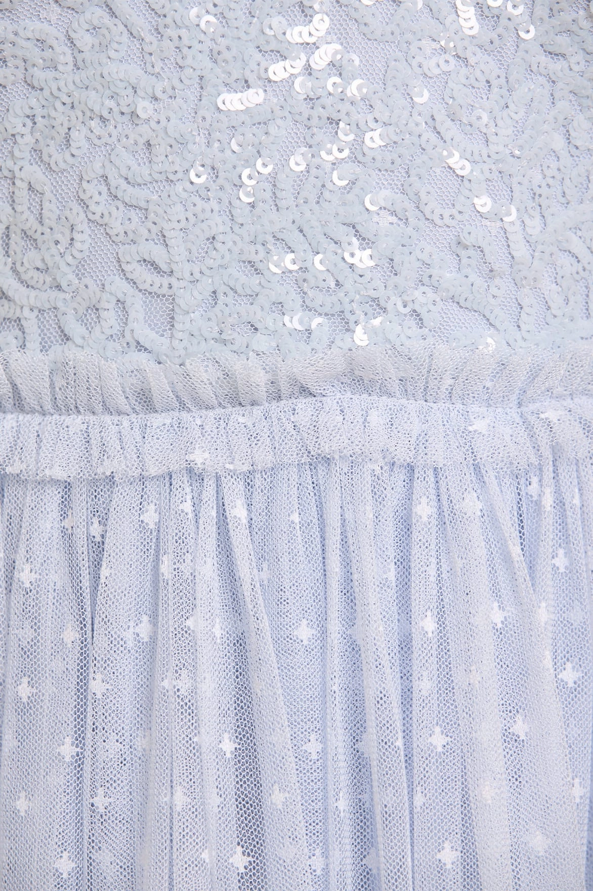 Floral Lace Bodice V-Neck Ankle Gown Smooth Design Romantic Hour