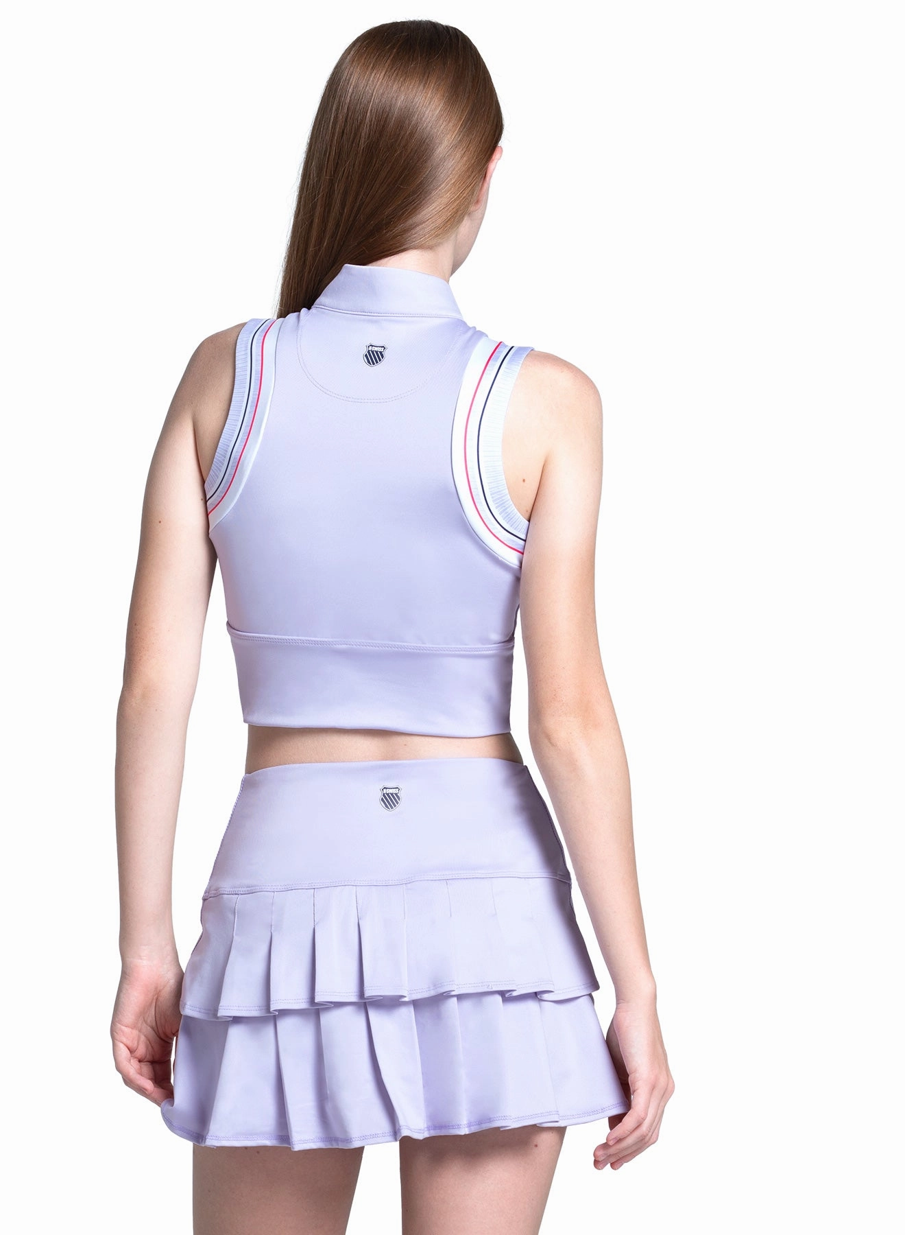 MoistureWicking Technology Quick-Dry Fabric Edge Cut Crop Tank