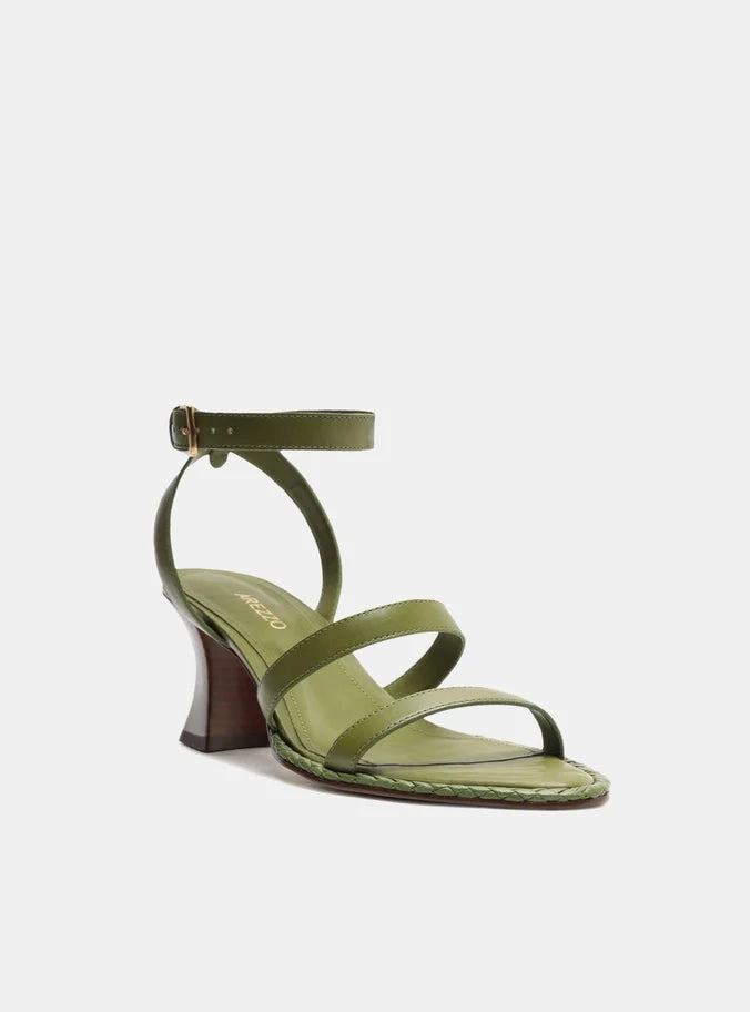 Warm Step Layne Leather  Geometric Sandal