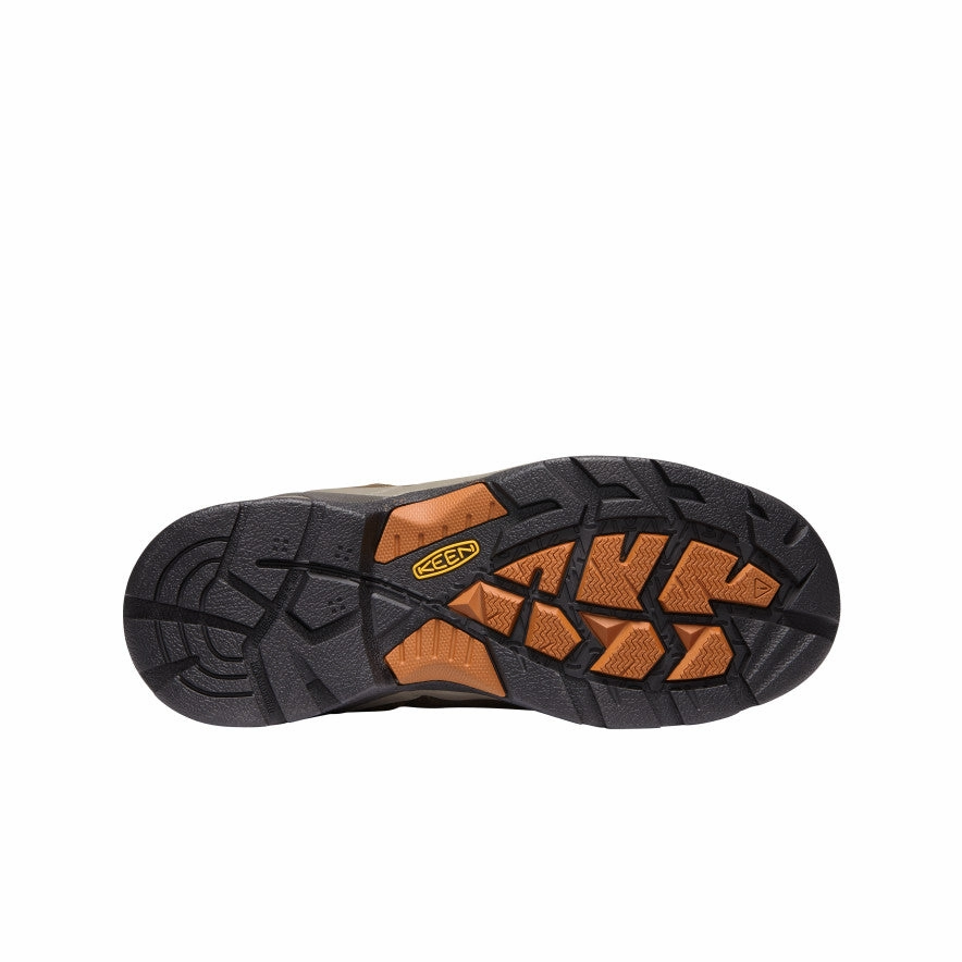 Men's Detroit XT Waterproof Boot (Soft Toe)  |  Black Olive/Leather Brown Comfortable Balance Light support