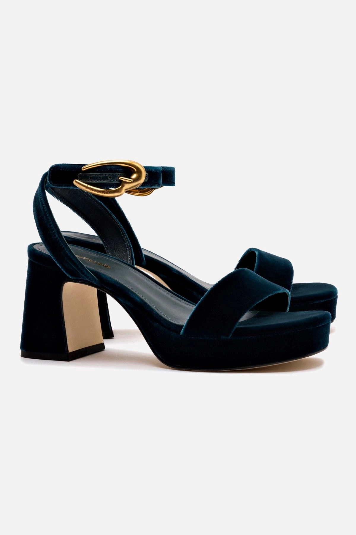 Angel Glow Teen Fun Dolly Verona Low Sandal In Deepsea Velvet