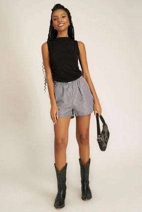 Project Social T Side RuchedTank LayeredDurability