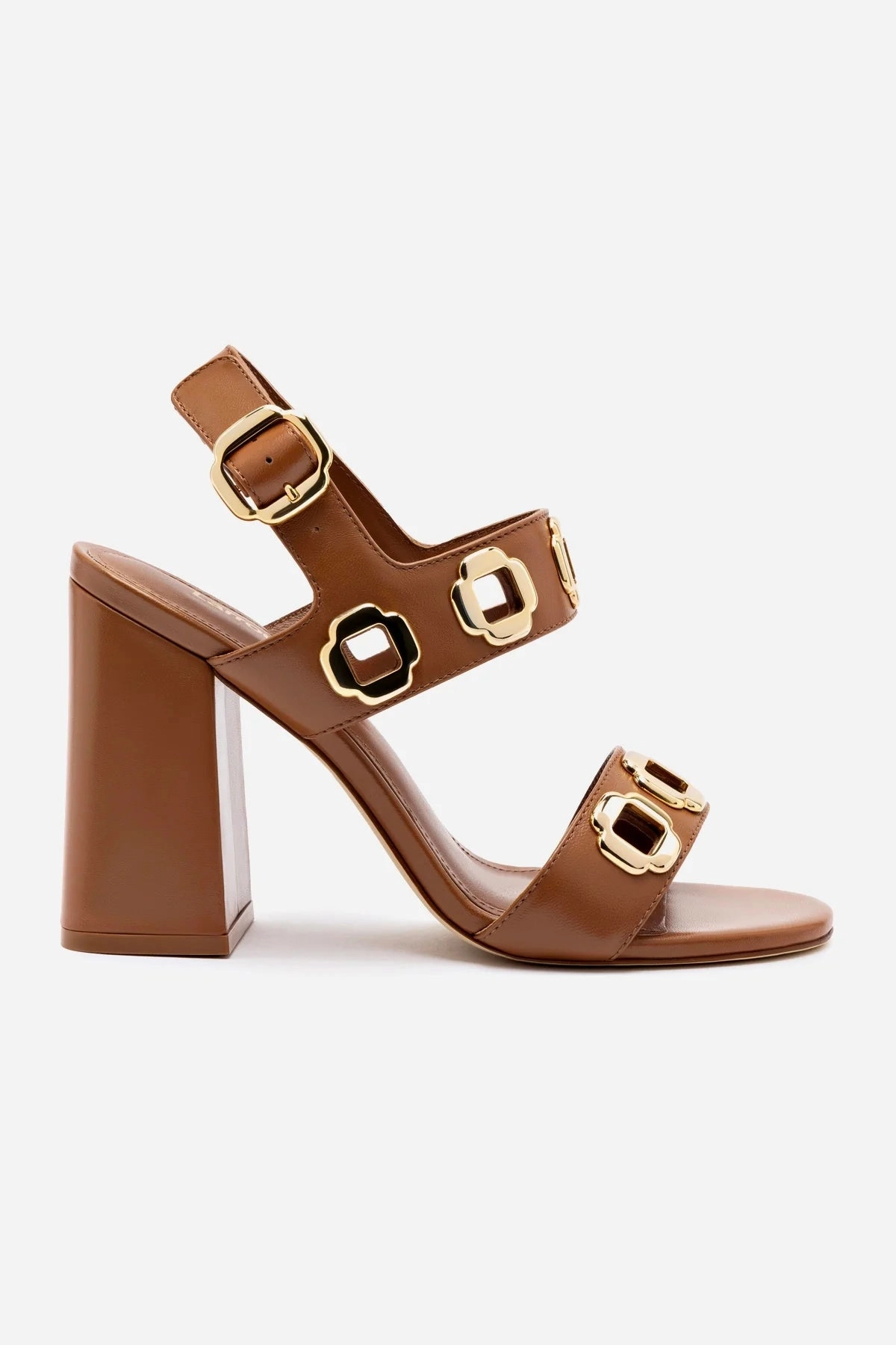 Milan Hi Sandal In Caramel Leather Street Cool Comfort Run