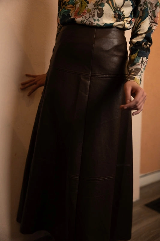 Rachel Skirt Sustainable Fabric Outfit Moodboard