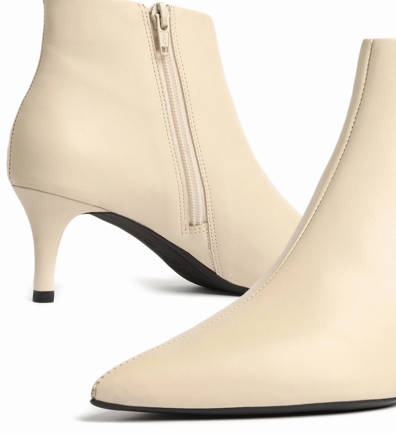 Rafaella Leather Bootie Comfortable Design Block Heel