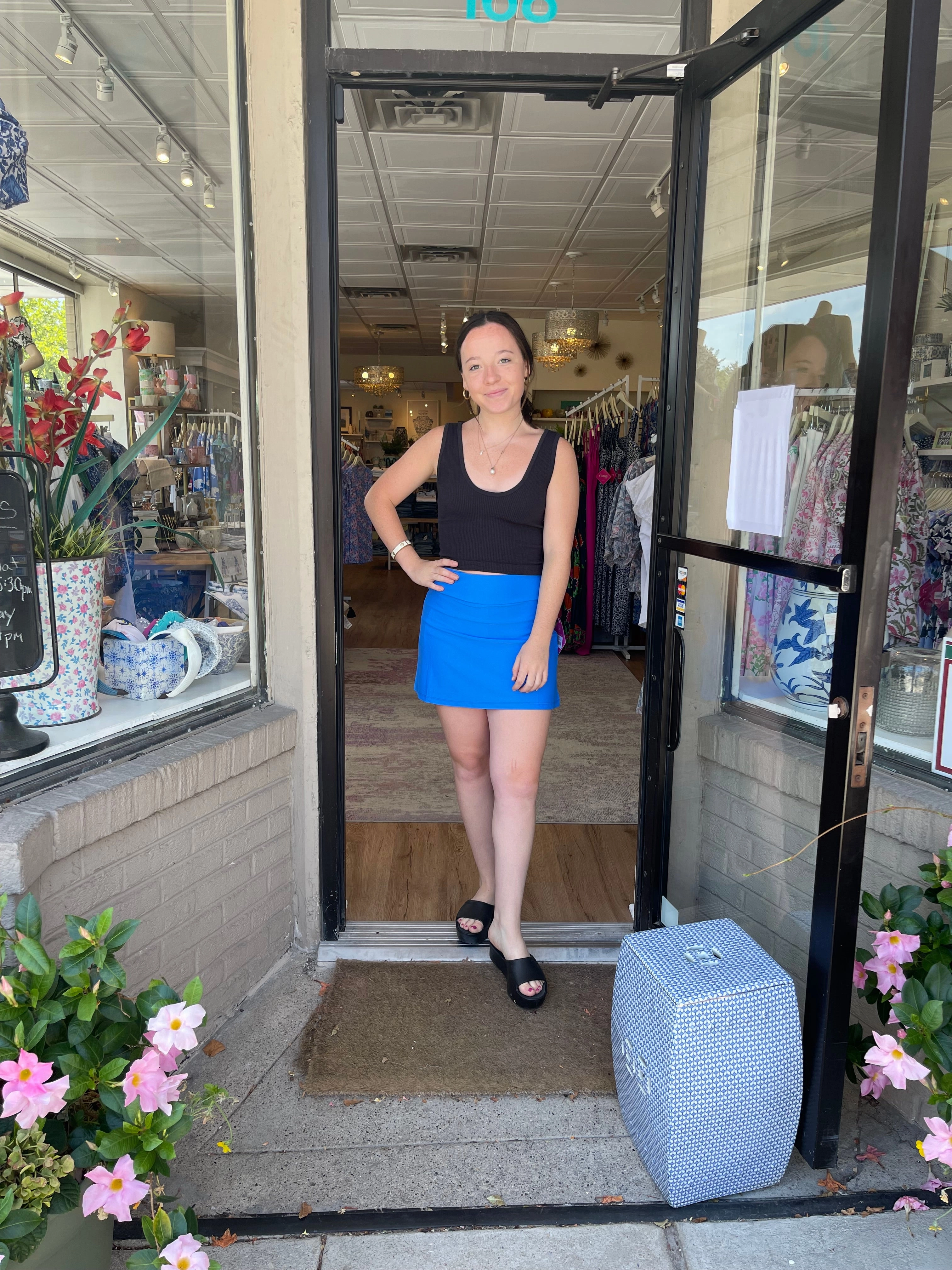 Razi Skort Marine Blue Light Mood personalized option