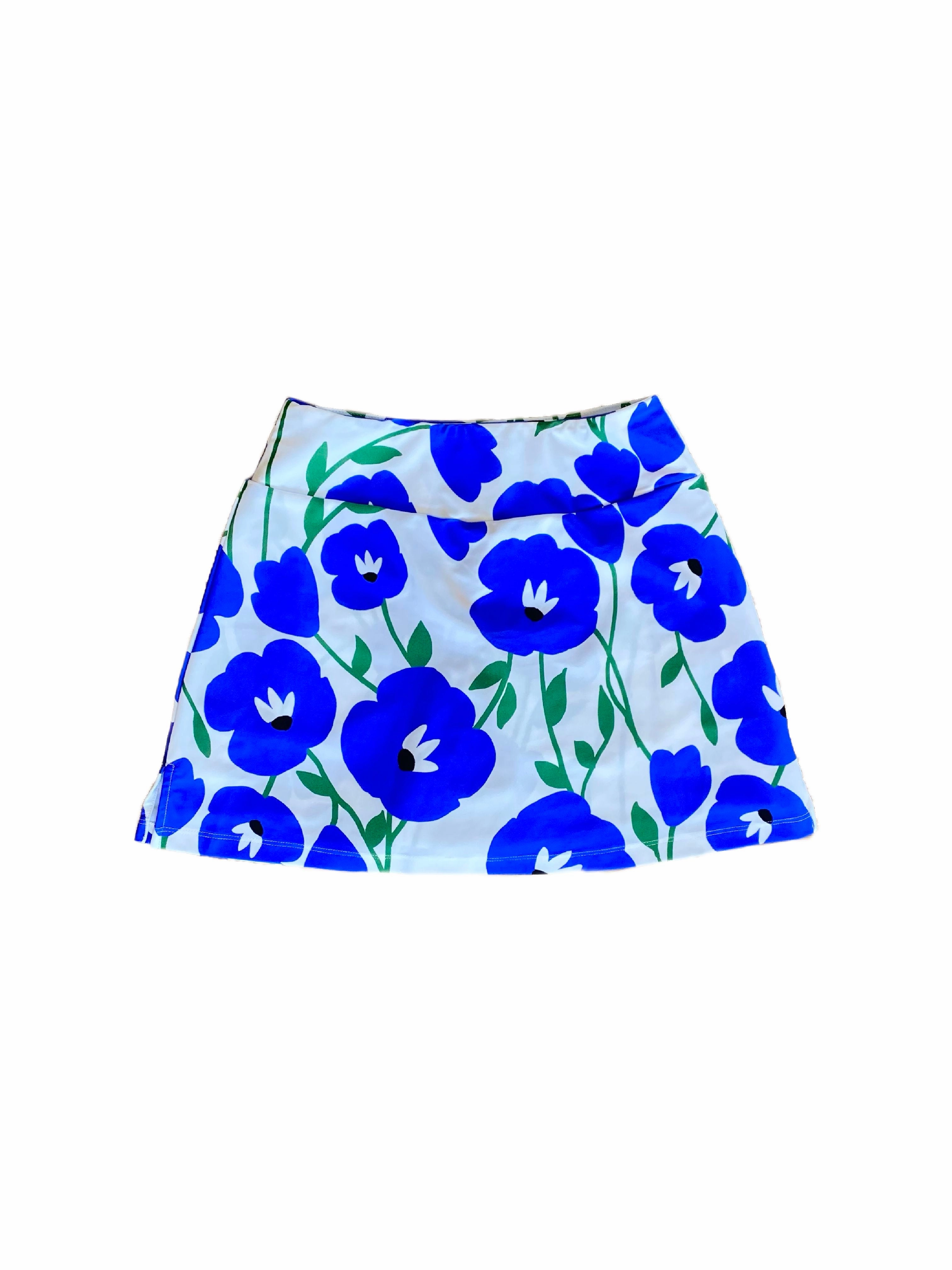 Comfortable Leg Razi Skort Pop Art Flower
