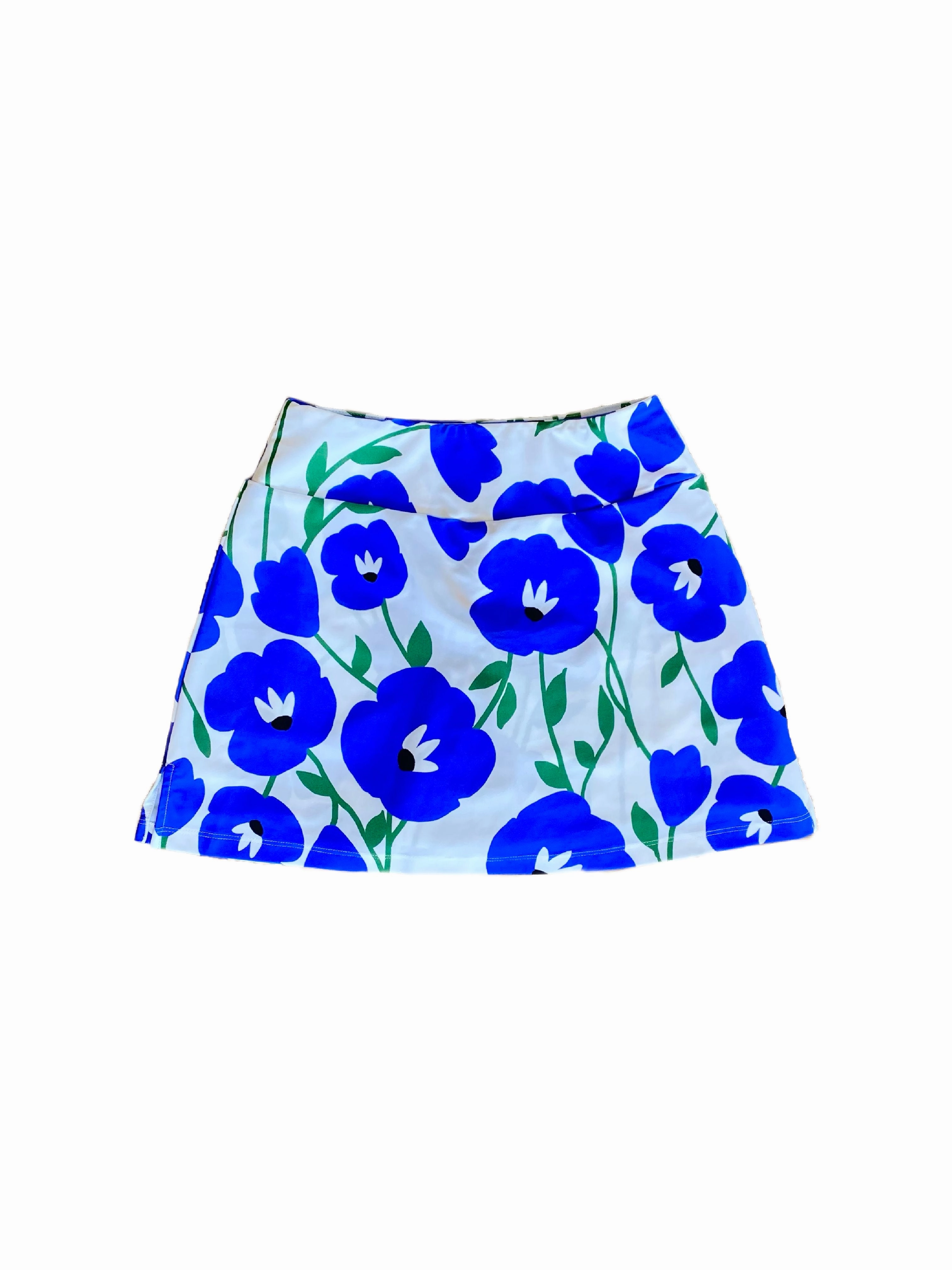 Razi Skort Pop Art Flower Slim Silhouette