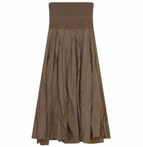 Red Myth Mocha Gauze Godet Maxi SB2CM7751SL Clean Fit